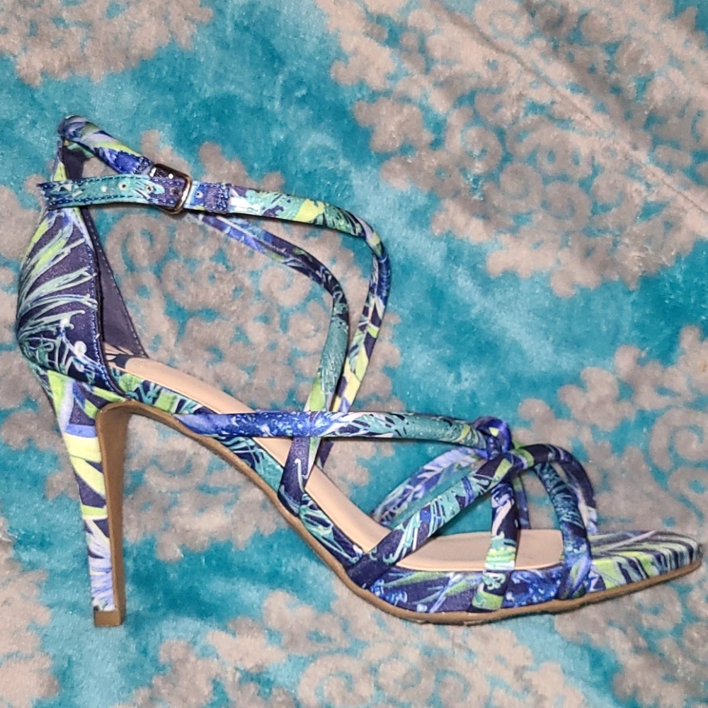 Fergalicious Tropical Patterned Heels - image 2